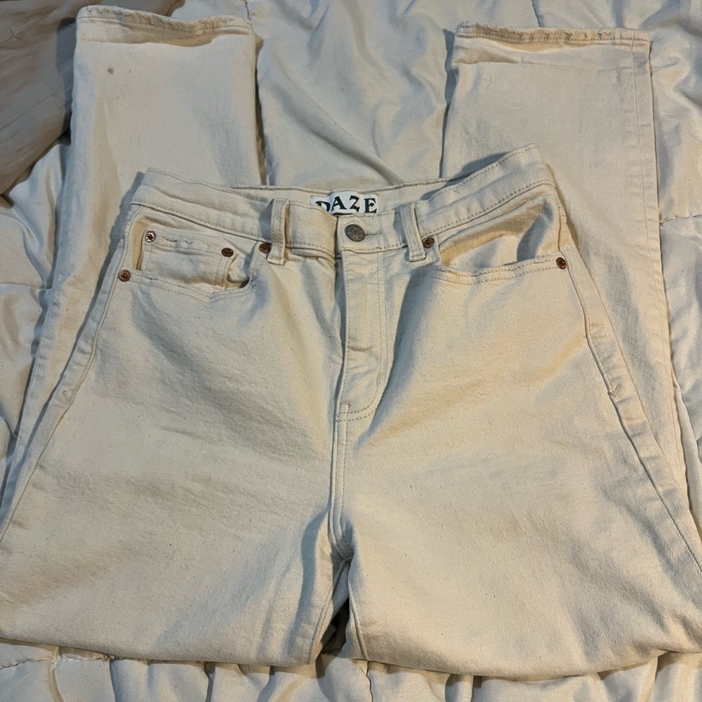 Cream Jeans